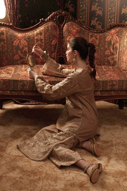 EMBROIDERED SUIT (E4925-103-808) Ethnc - Rozana Winter Drop III