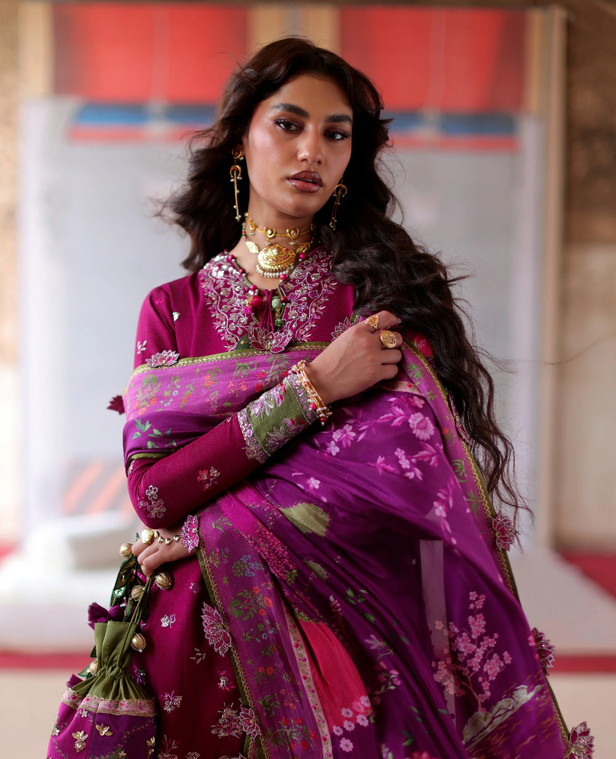 Gulnar Republic Womenswear - Neoma Festive Unstitched '26