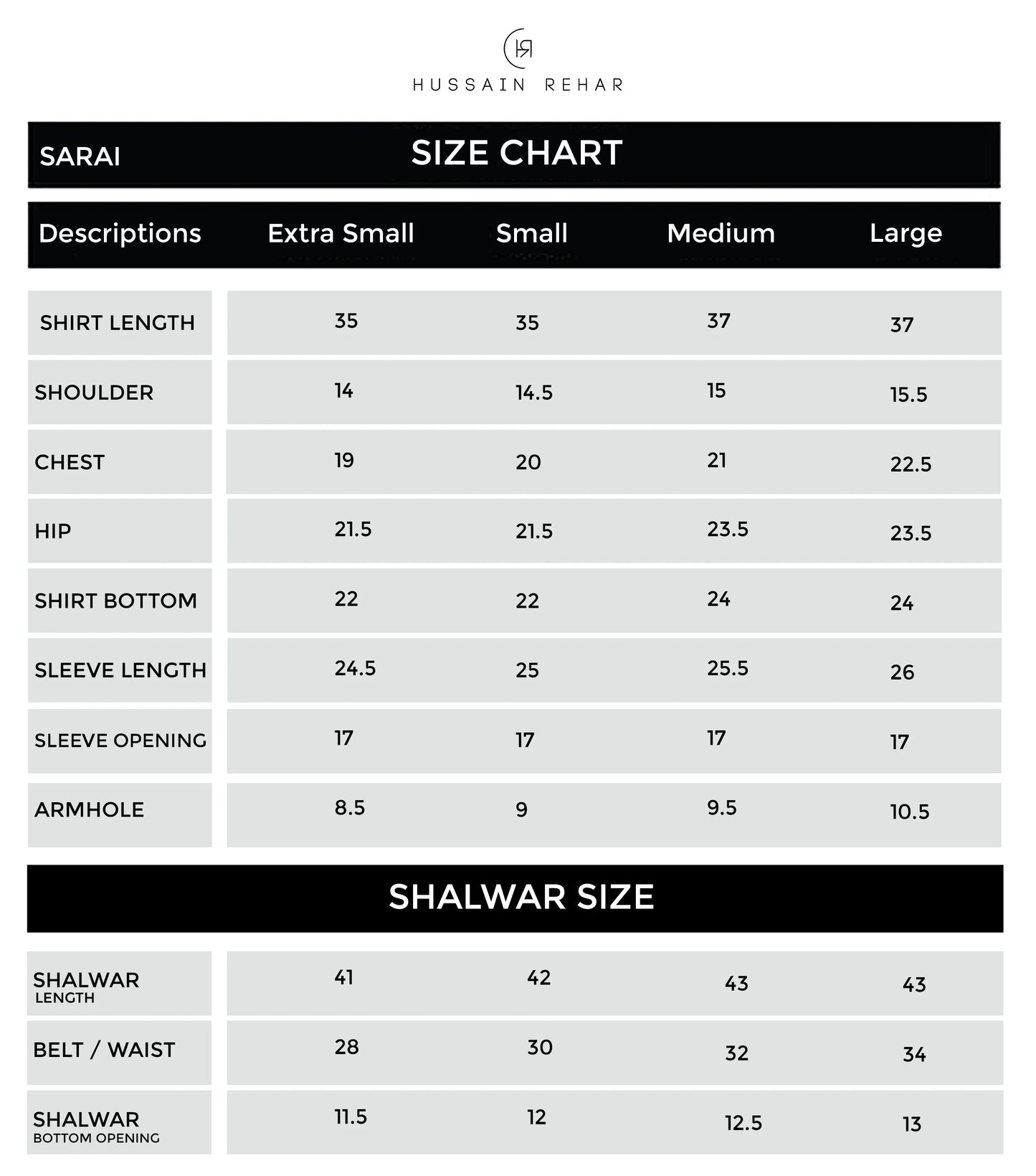 Hussain Rehar Pret SS '25 - Sarai