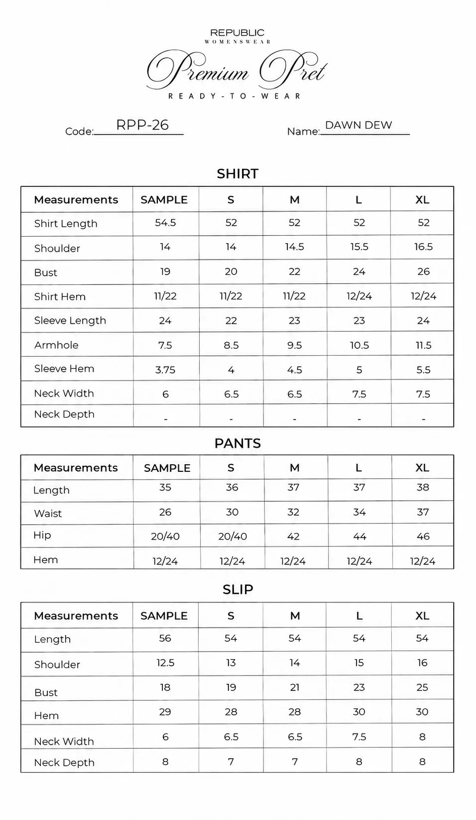 Dawn Dew Republic Womenswear - Premium Pret '26