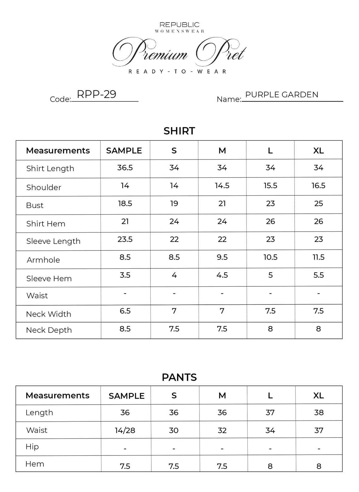 Purple Garden Republic Womenswear - Premium Pret '26