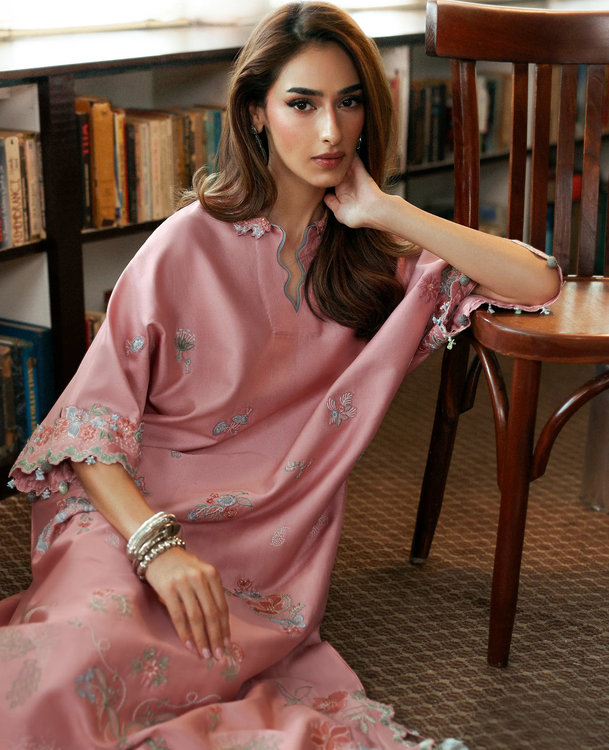 Rose Kaftan Republic Womenswear - Premium Pret '26