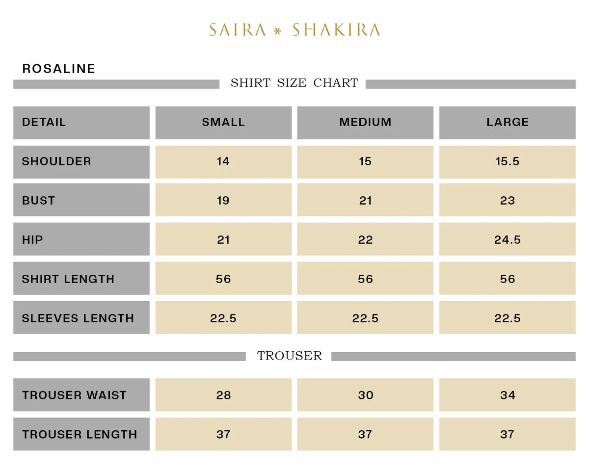 Saira Shakira Nyra Luxury Pret '26 | Rosaline