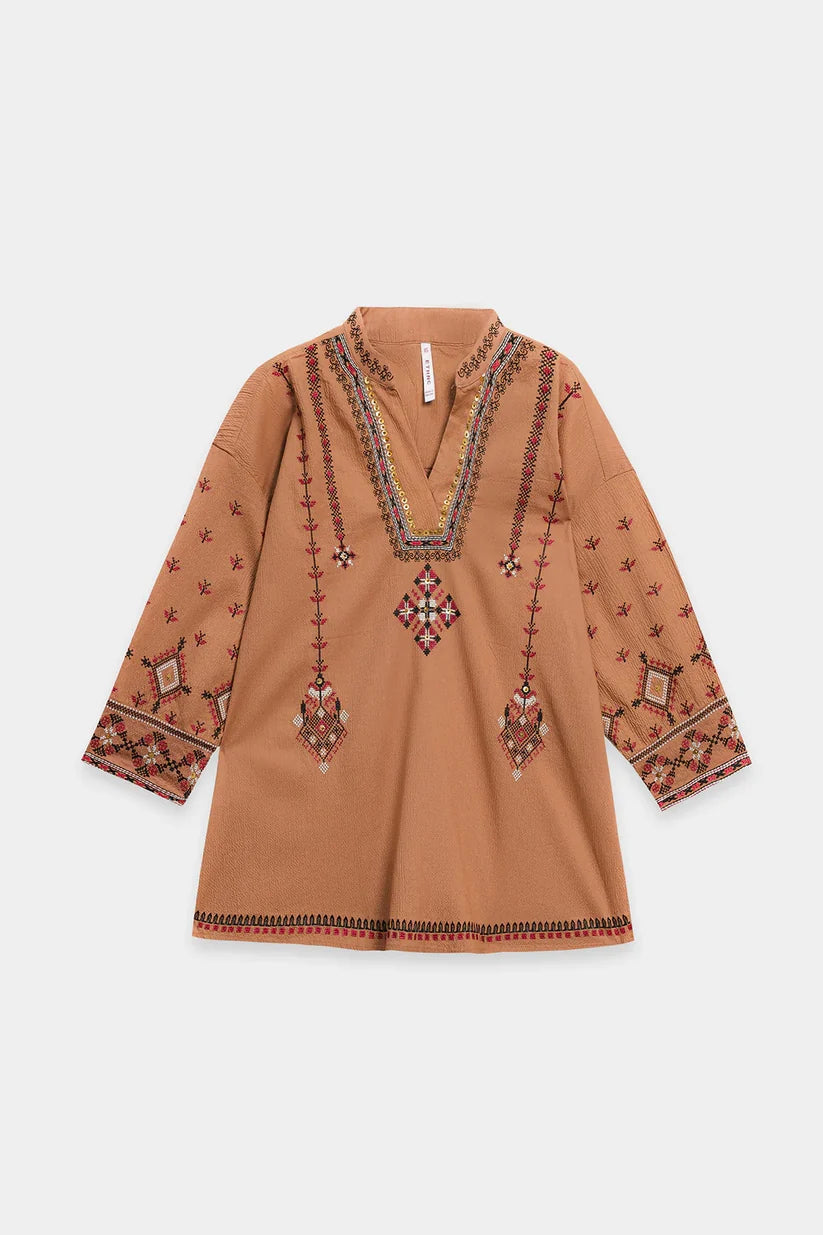 DARK BROWN | S4E0586/119/803 | Boho Look Book | Ethnc