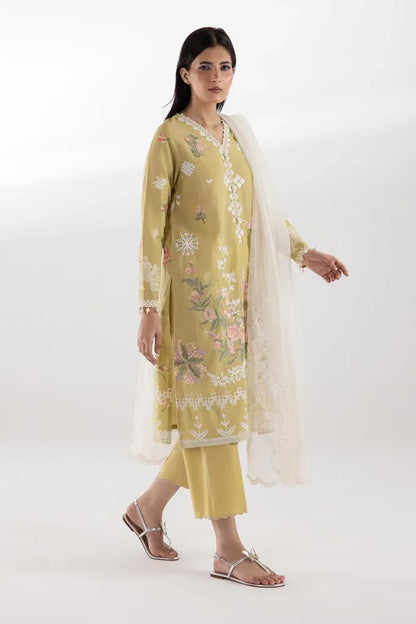 SC26MUZ116BP3 | Spring Summer '26 - Stitched Muzlin Lawn Suit | SANA SAFINAZ