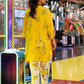 SS26BSP110P2T | Spring Summer '26 - Stitched Printed Linen Shirt + Shalwar | SANA SAFINAZ