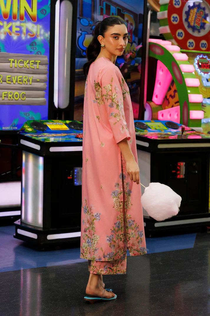 SS26BSP142P2T | Spring Summer '26 - Stitched Printed Lawn Shirt + Culotte | SANA SAFINAZ