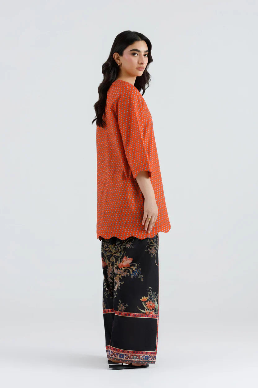 Sana Safinaz Eid Edit '26 - Stitched Printed Lawn Shirt+ Shalwar | Ss26bsp178p2t