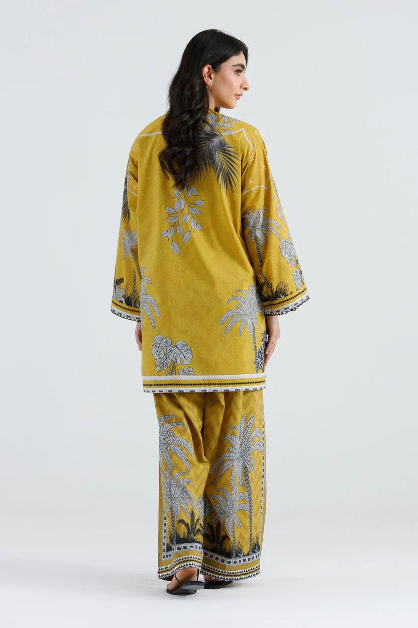Sana Safinaz Eid Edit '26 - Stitched Printed Lawn Shirt+ Shalwar | Ss26bsp379p2t