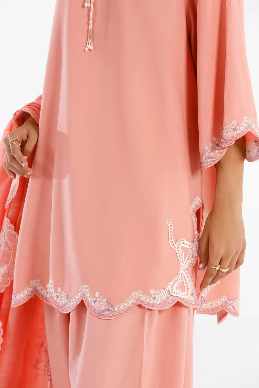 Sana Safinaz Eid Edit '26 - Stitched Embroidered Linen Suit | Ss26ese311p3