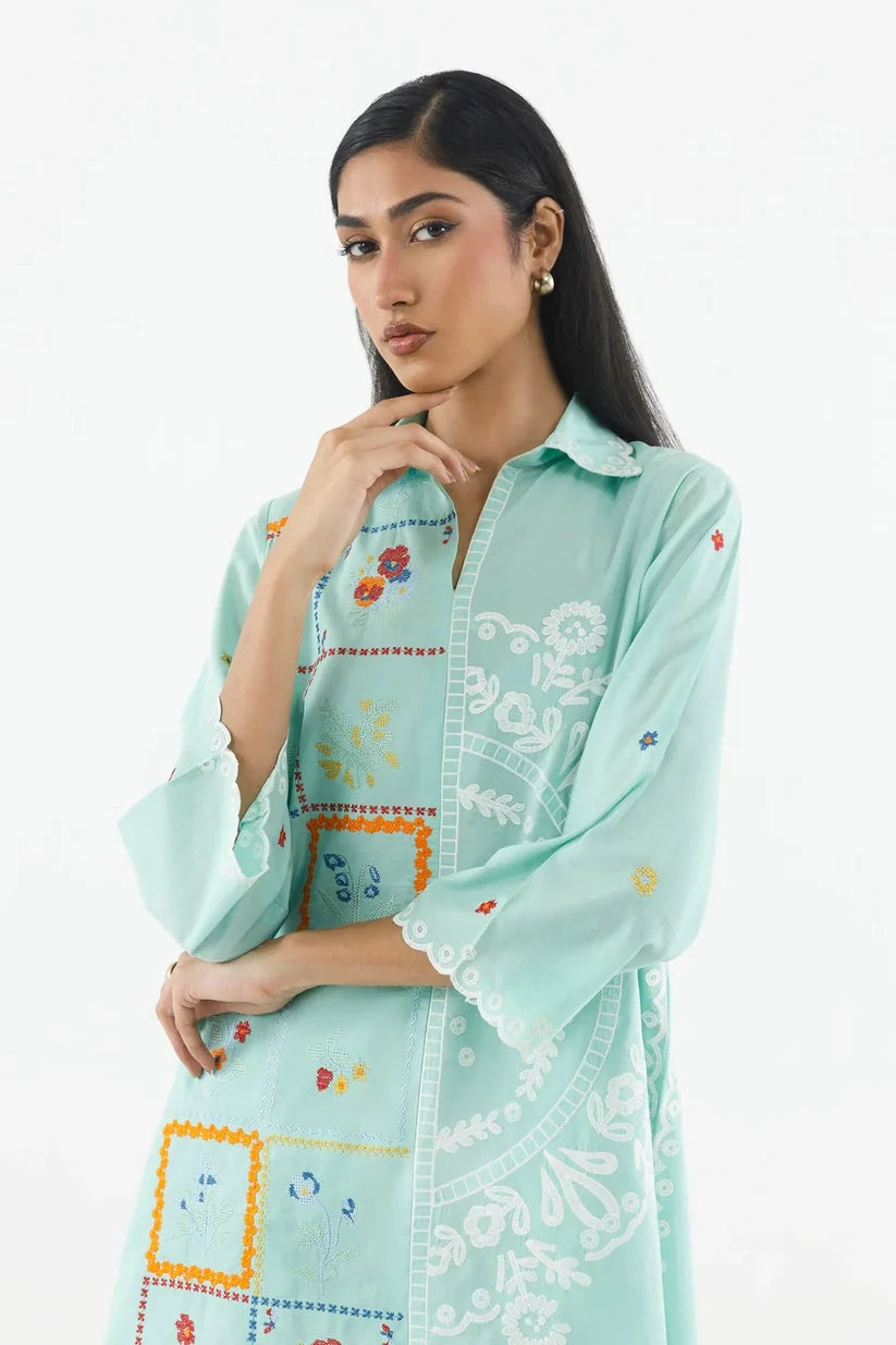 SS26ESE355P2T | New Arrivals | Sana Safinaz