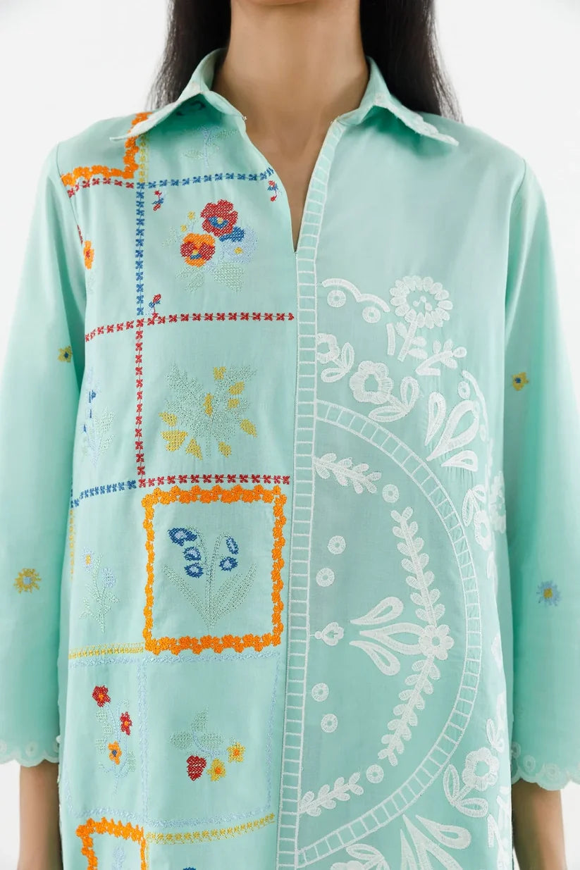 SS26ESE355P2T | New Arrivals | Sana Safinaz
