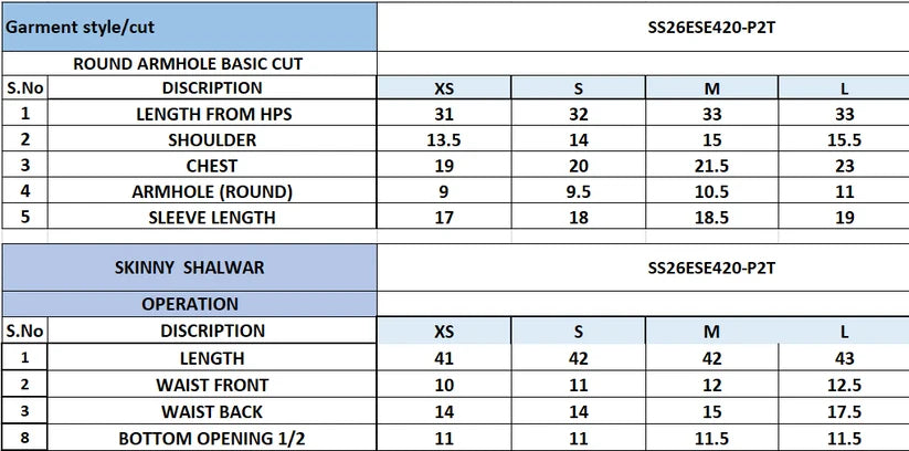 SS26ESE420P2T | New Arrivals | Sana Safinaz