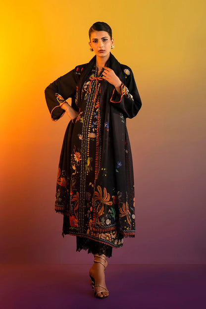 Sana Safinaz Eid Edit '26 - Stitched Printed Crepe Shirt + Dupatta | Ss26stp709p2d