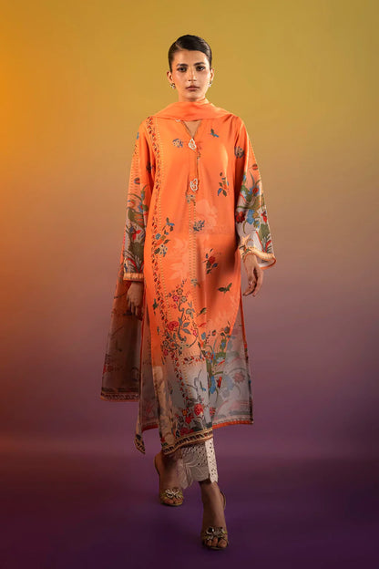 Sana Safinaz Eid Edit '26 - Stitched Printed Crepe Shirt + Dupatta | Ss26stp716p2d