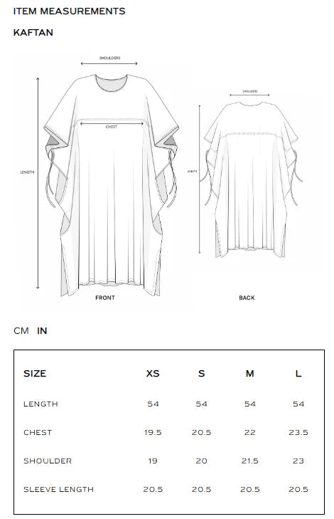 PRINTED KAFTAN (E4175/103/003)