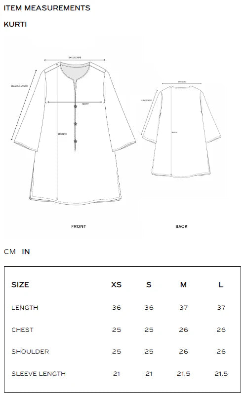EMBROIDERED KURTI (E8008/102/110)