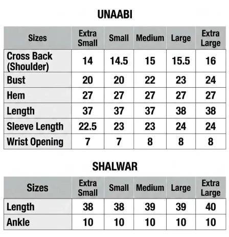 UNAABI Zara Shahjahan - Pret September '26