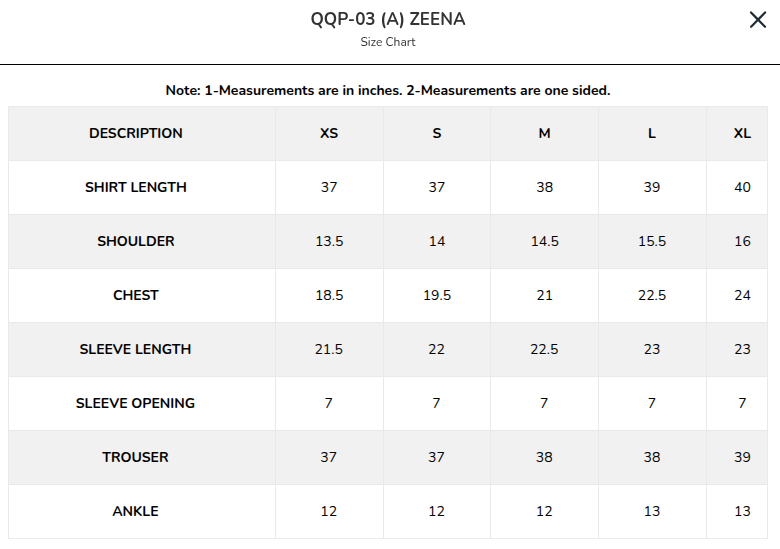 Qalamkar QQP-03 (A) ZEENA