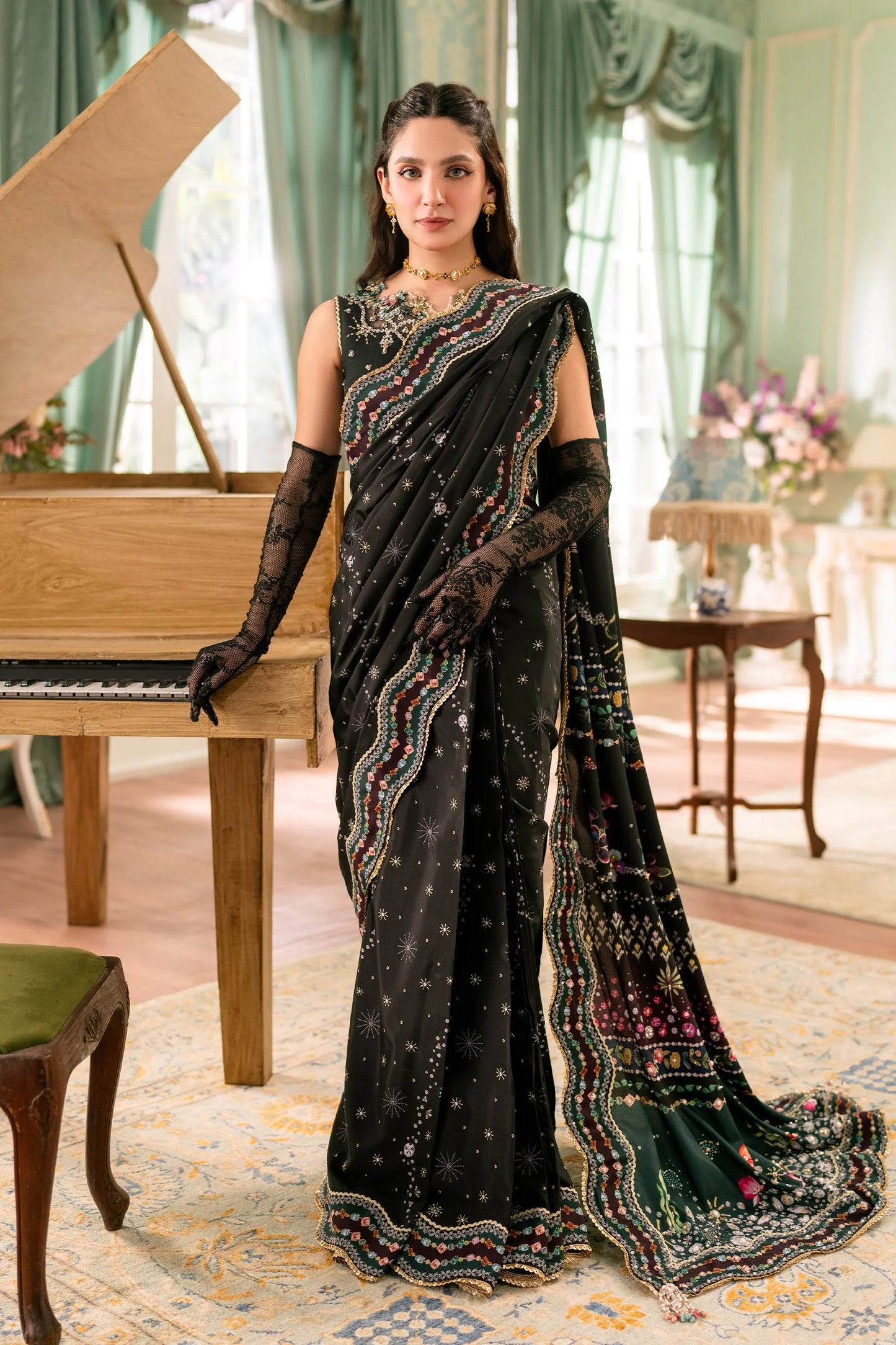QSL-08 LINNEA Qalamkar - Luxe Silk '26