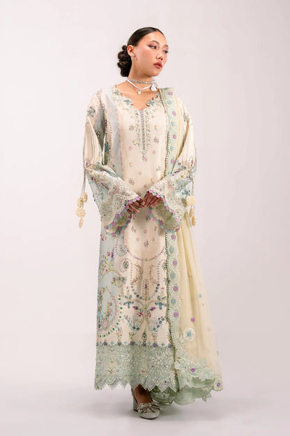 QSL-01 AZURE Qalamkar - Luxe Silk '26