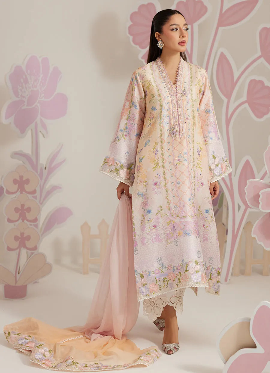 Farah Talib Aziz Ramadan Eid Frou Frou '26 - Annelise Shirt And Dupatta