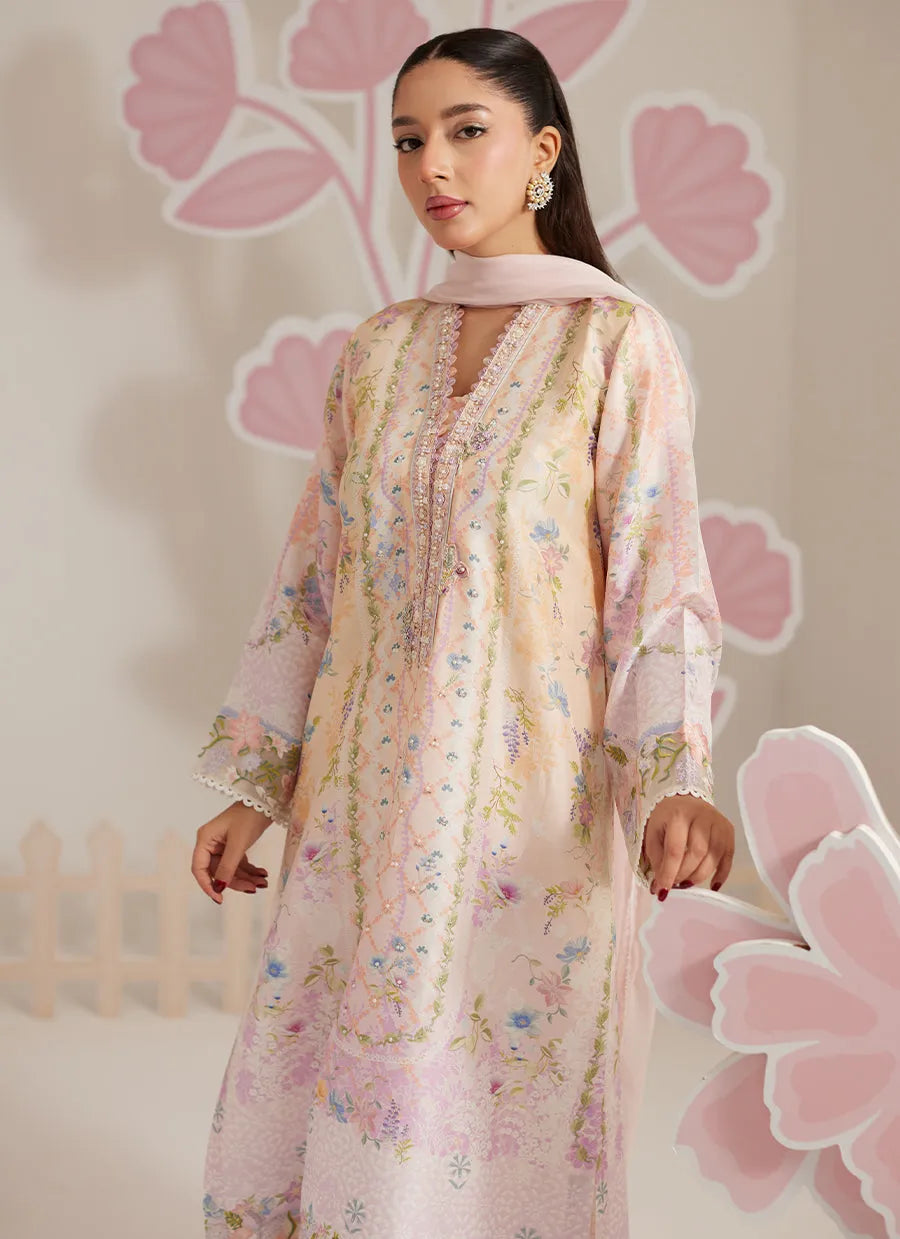 Farah Talib Aziz Ramadan Eid Frou Frou '26 - Annelise Shirt And Dupatta