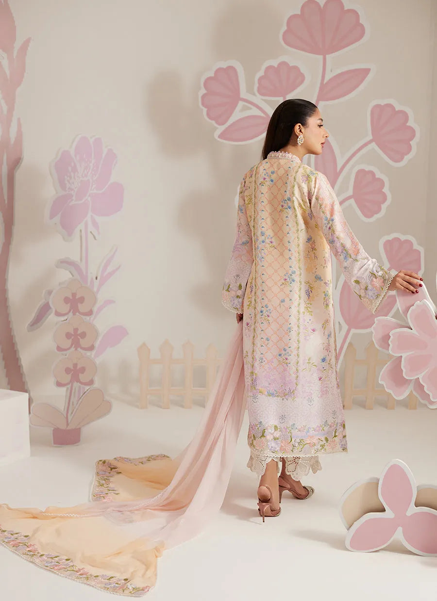 Farah Talib Aziz Ramadan Eid Frou Frou '26 - Annelise Shirt And Dupatta