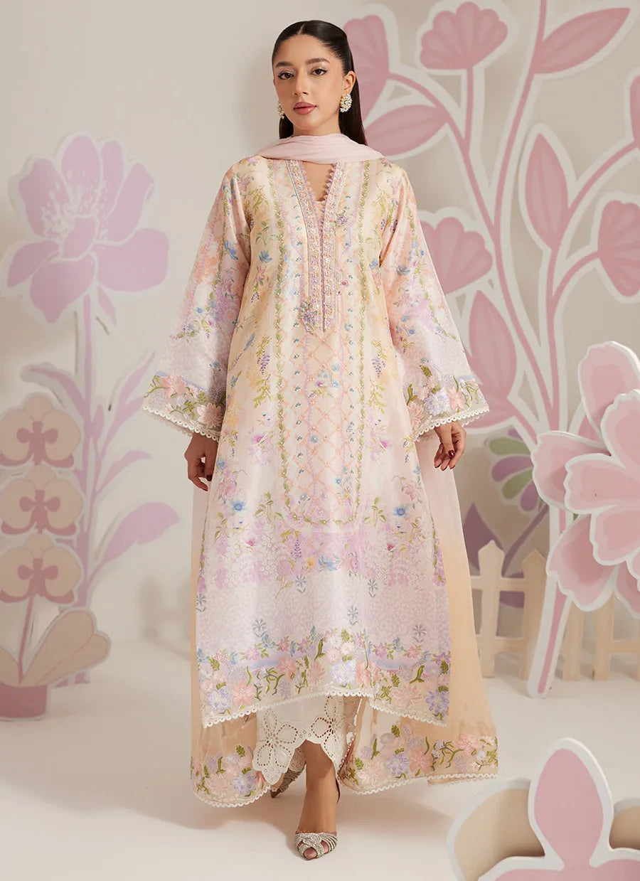Farah Talib Aziz Ramadan Eid Frou Frou '26 - Annelise Shirt And Dupatta
