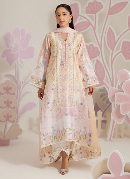 Farah Talib Aziz Ramadan Eid Frou Frou '26 - Annelise Shirt And Dupatta