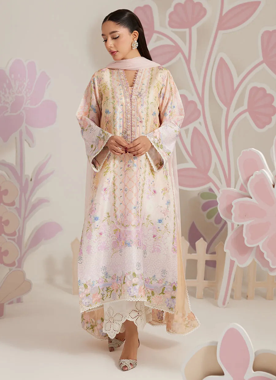 Farah Talib Aziz Ramadan Eid Frou Frou '26 - Annelise Shirt And Dupatta