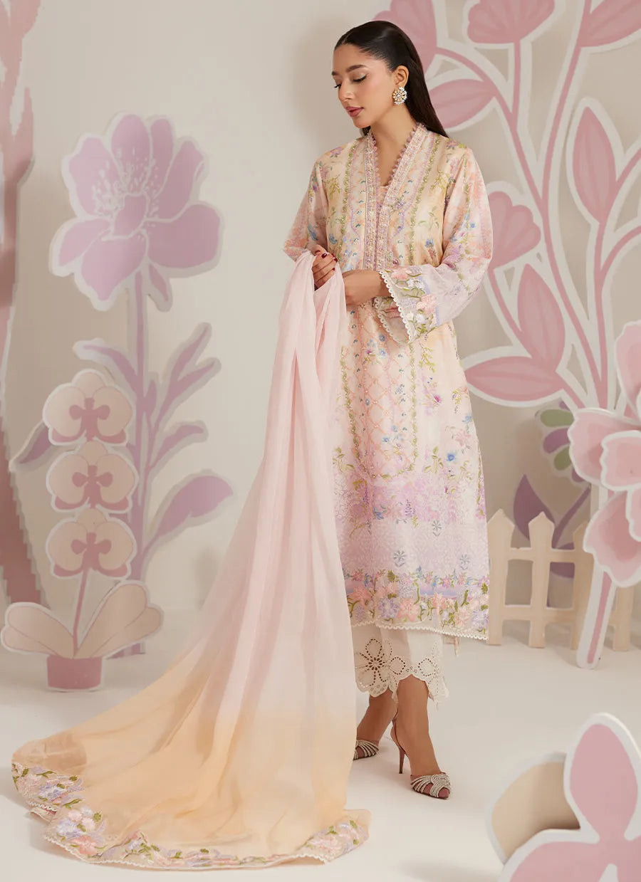 Farah Talib Aziz Ramadan Eid Frou Frou '26 - Annelise Shirt And Dupatta