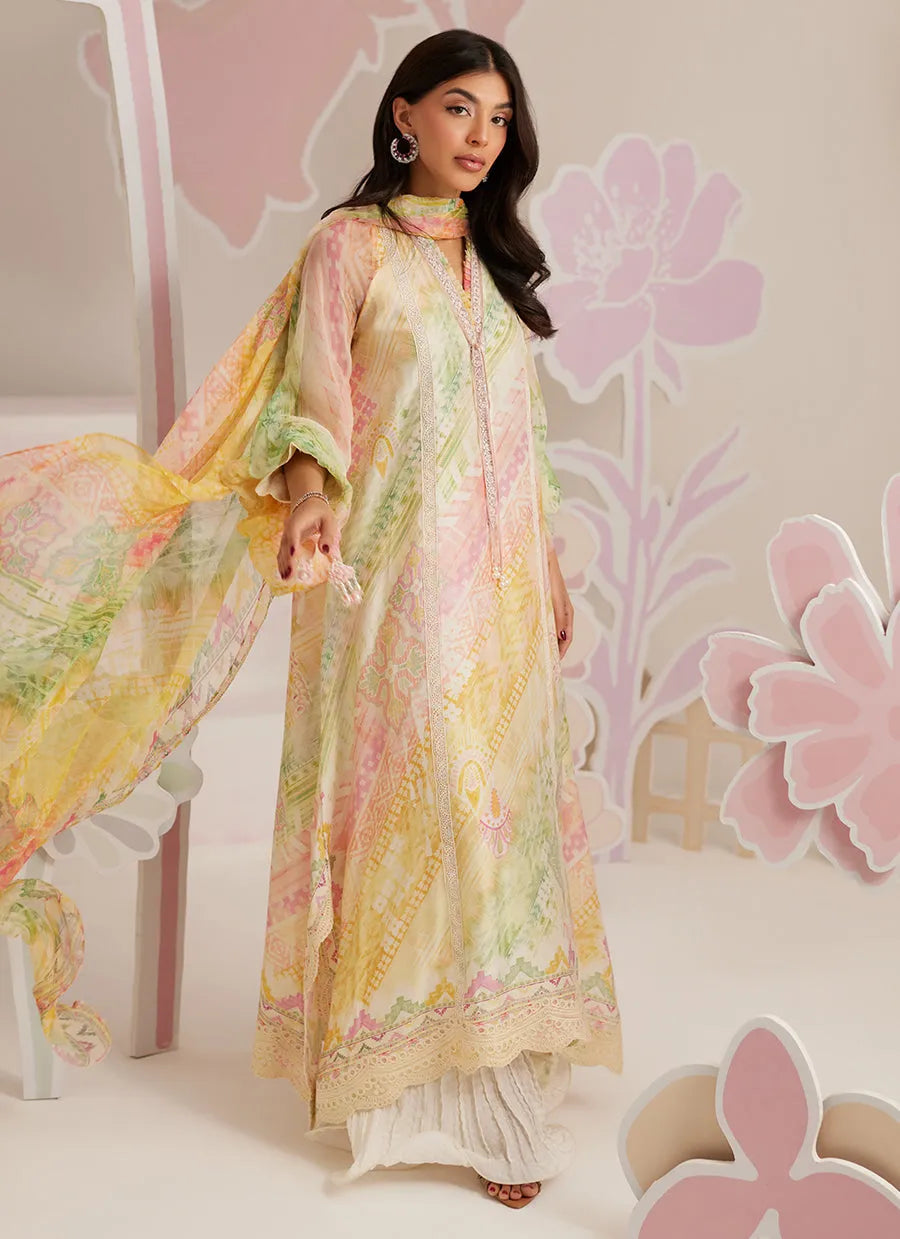 Farah Talib Aziz Ramadan Eid Frou Frou '26 - Aurelis Shirt And Dupatta