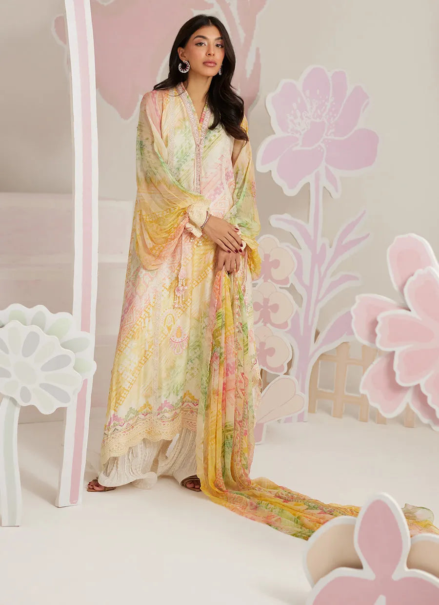 Farah Talib Aziz Ramadan Eid Frou Frou '26 - Aurelis Shirt And Dupatta