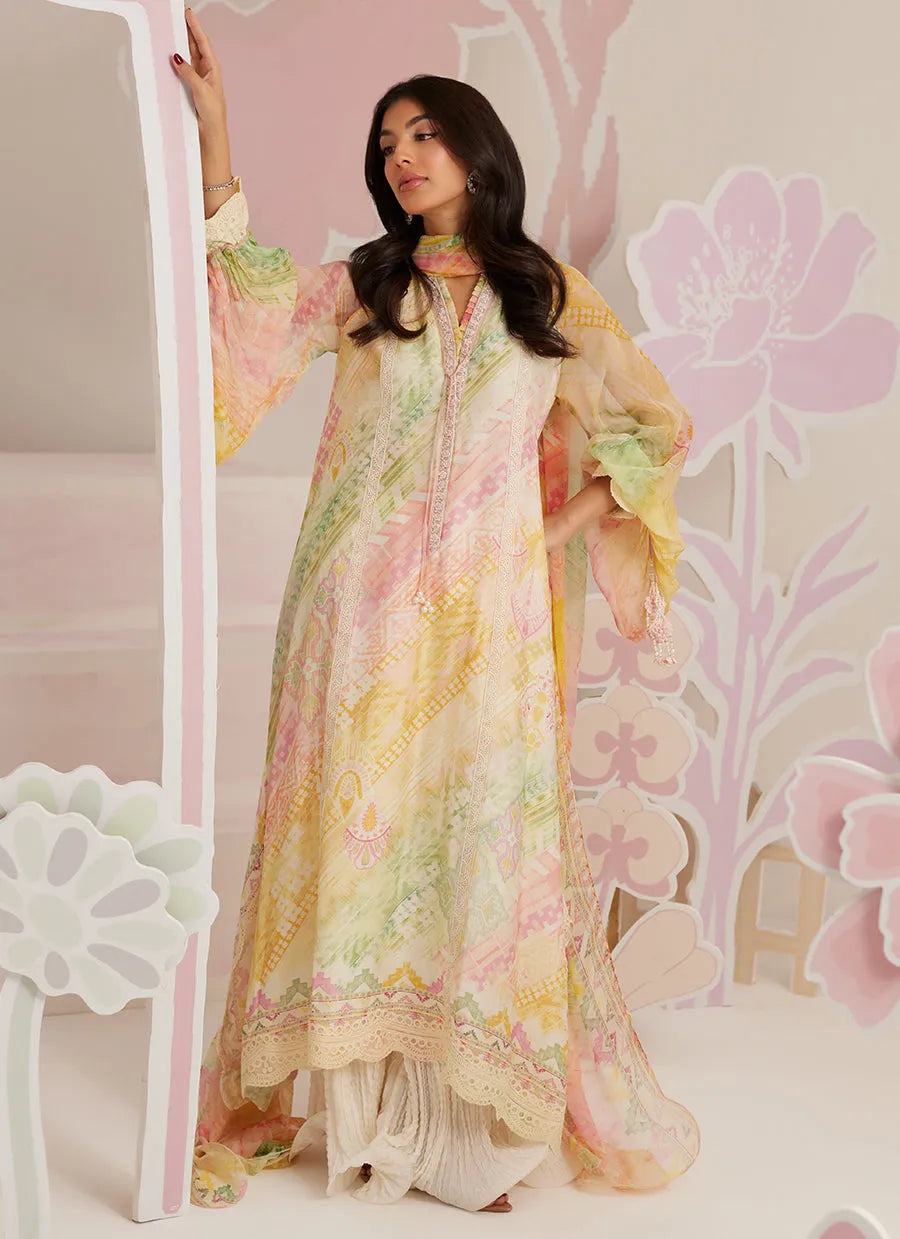 Farah Talib Aziz Ramadan Eid Frou Frou '26 - Aurelis Shirt And Dupatta