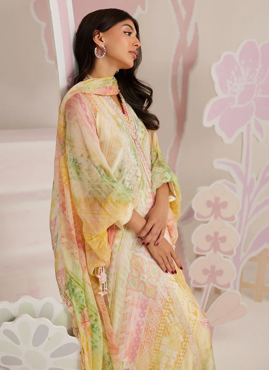Farah Talib Aziz Ramadan Eid Frou Frou '26 - Aurelis Shirt And Dupatta