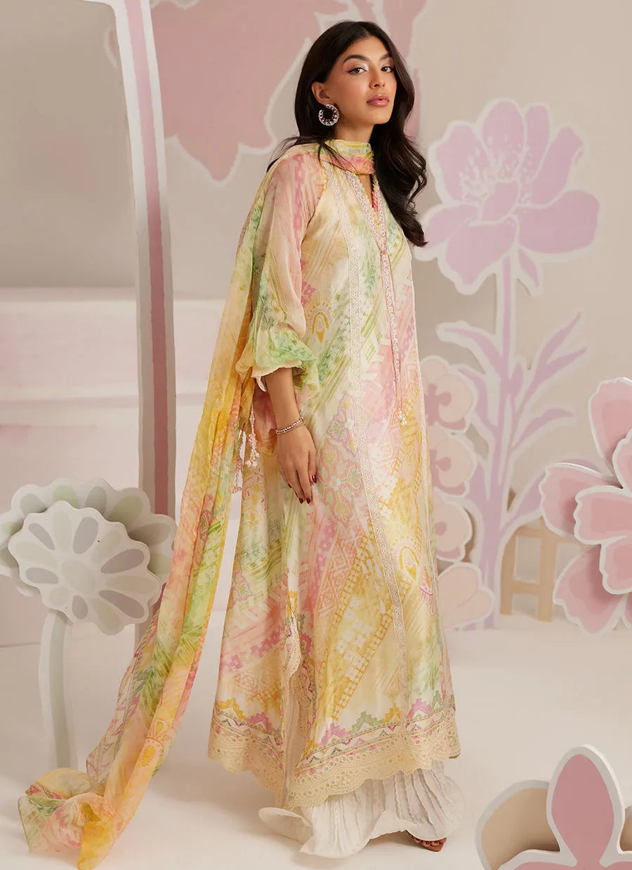 Farah Talib Aziz Ramadan Eid Frou Frou '26 - Aurelis Shirt And Dupatta