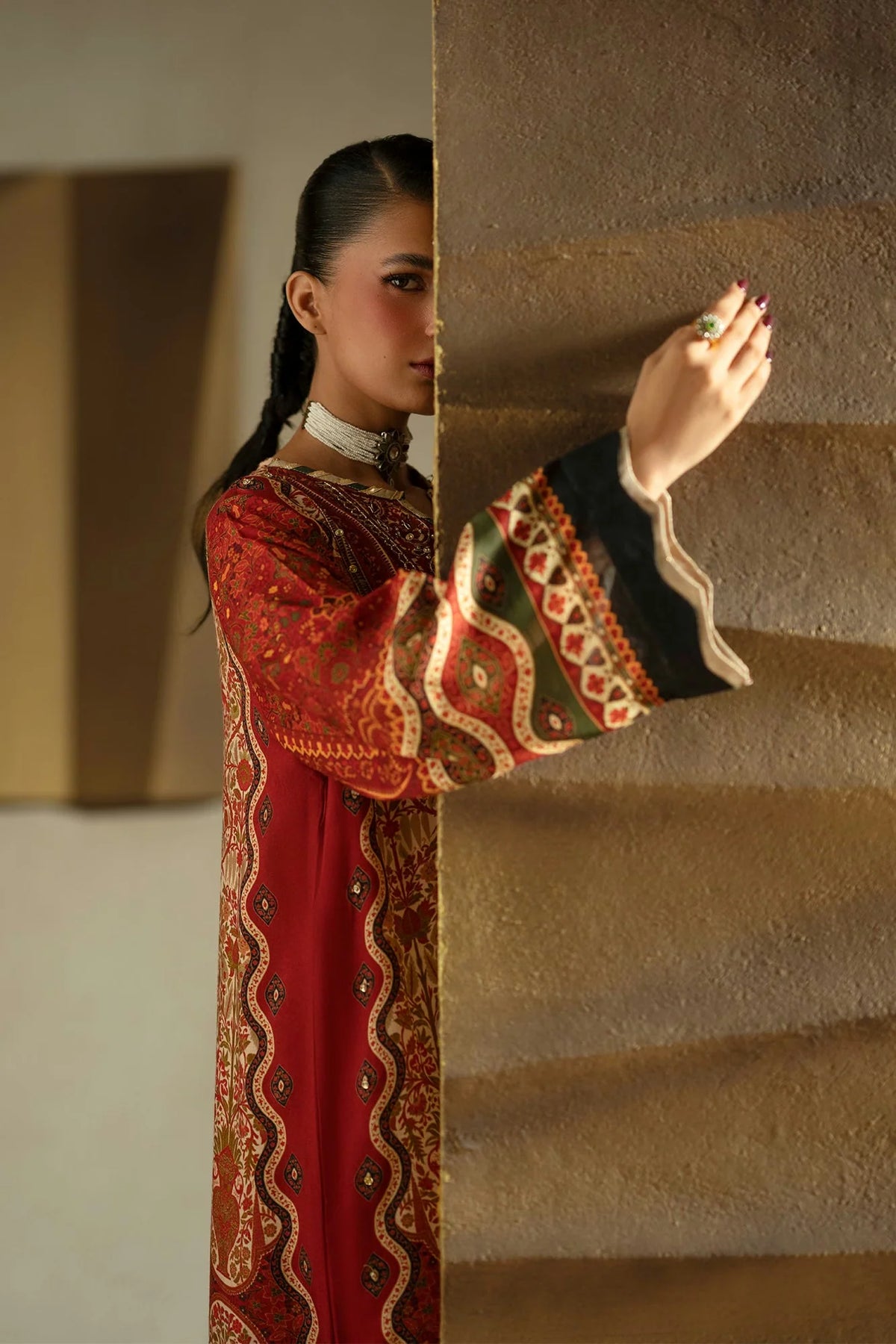 Ethnc Women Boutique '26 - EMBROIDERED DRESS | E1201/104/307