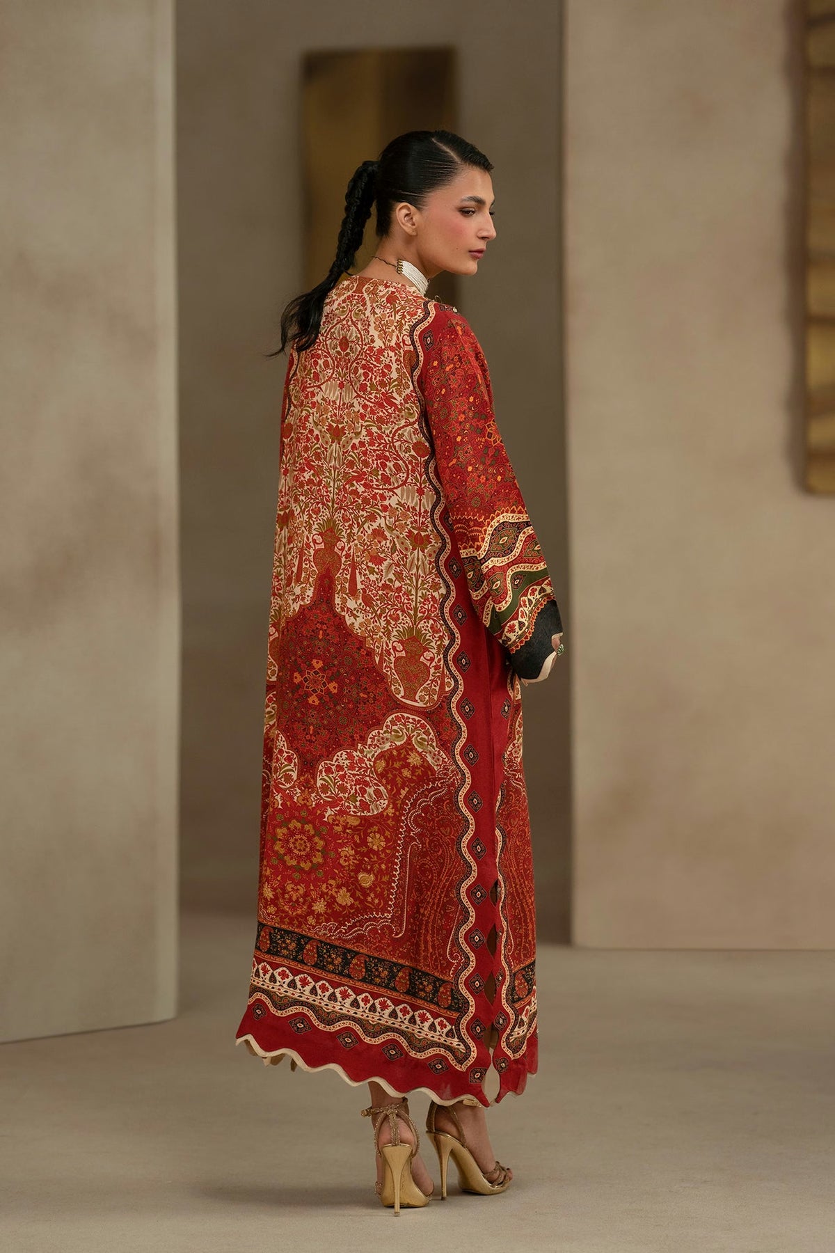 Ethnc Women Boutique '26 - EMBROIDERED DRESS | E1201/104/307
