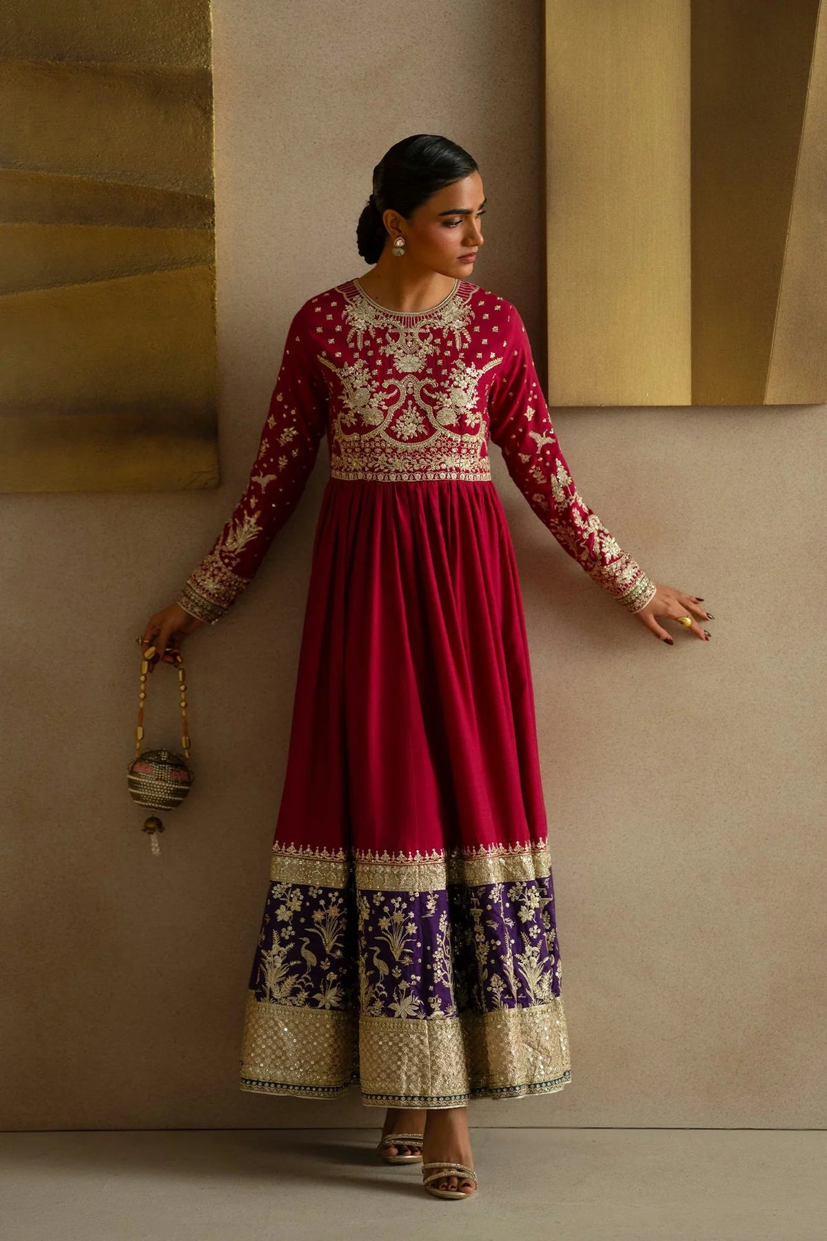 Ethnc Women Boutique '26 - EMBROIDERED PISHWAS | E1208/104/403