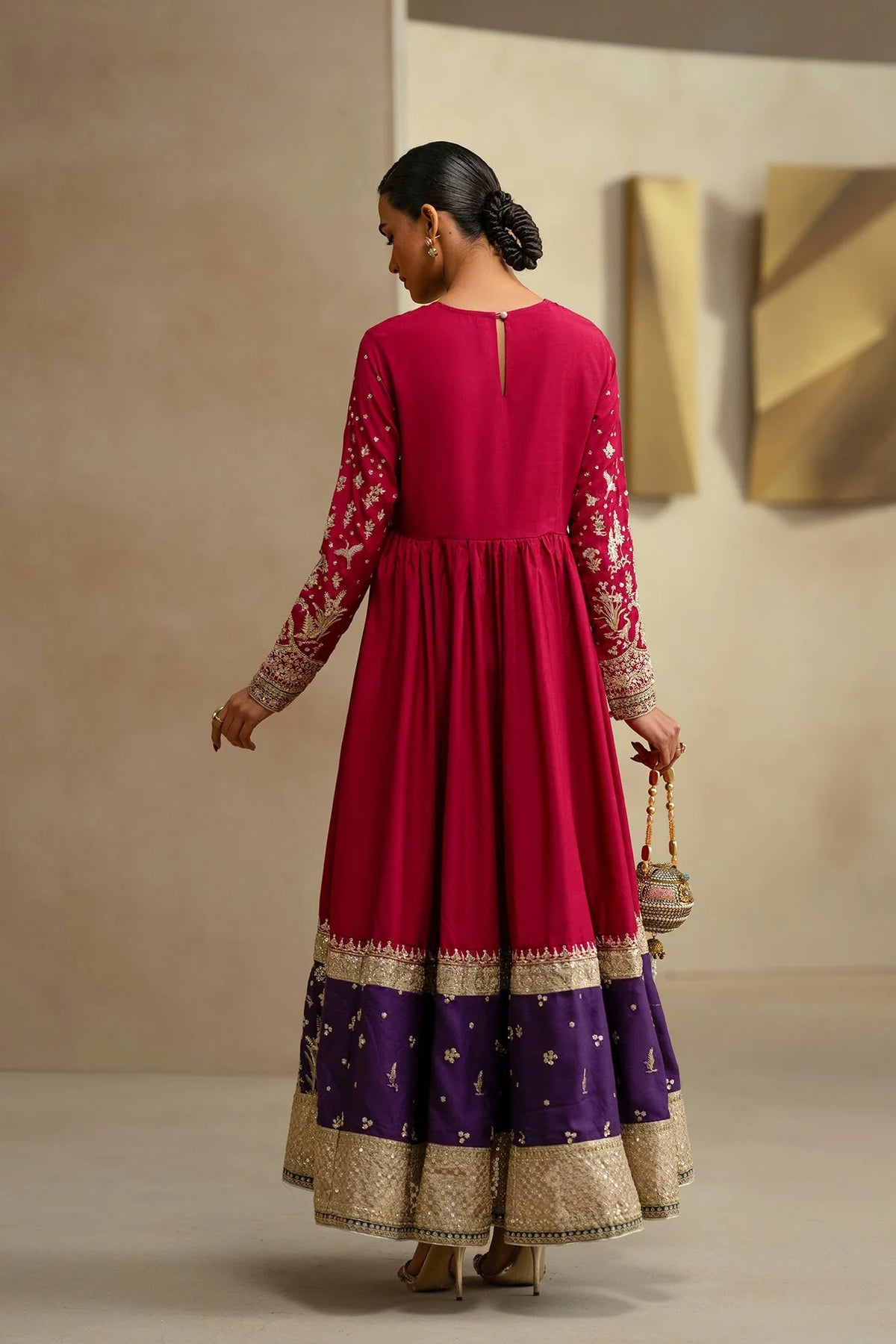 Ethnc Women Boutique '26 - EMBROIDERED PISHWAS | E1208/104/403