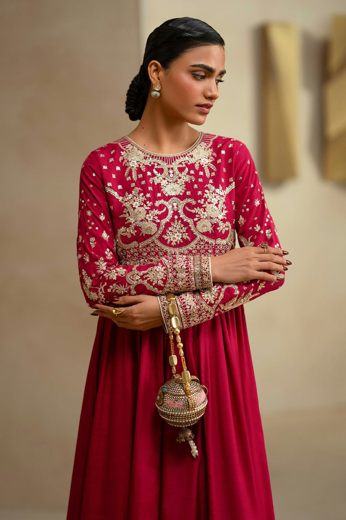 Ethnc Women Boutique '26 - EMBROIDERED PISHWAS | E1208/104/403