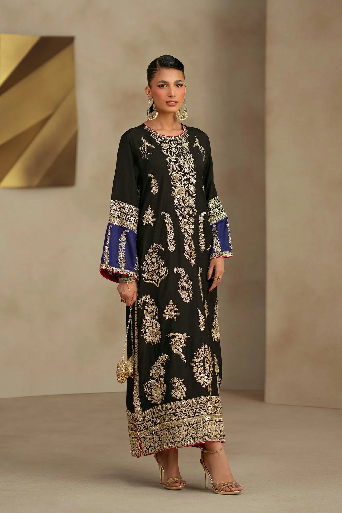 Ethnc Women Boutique '26 - EMBROIDERED KAFTAN | E1251-104-901