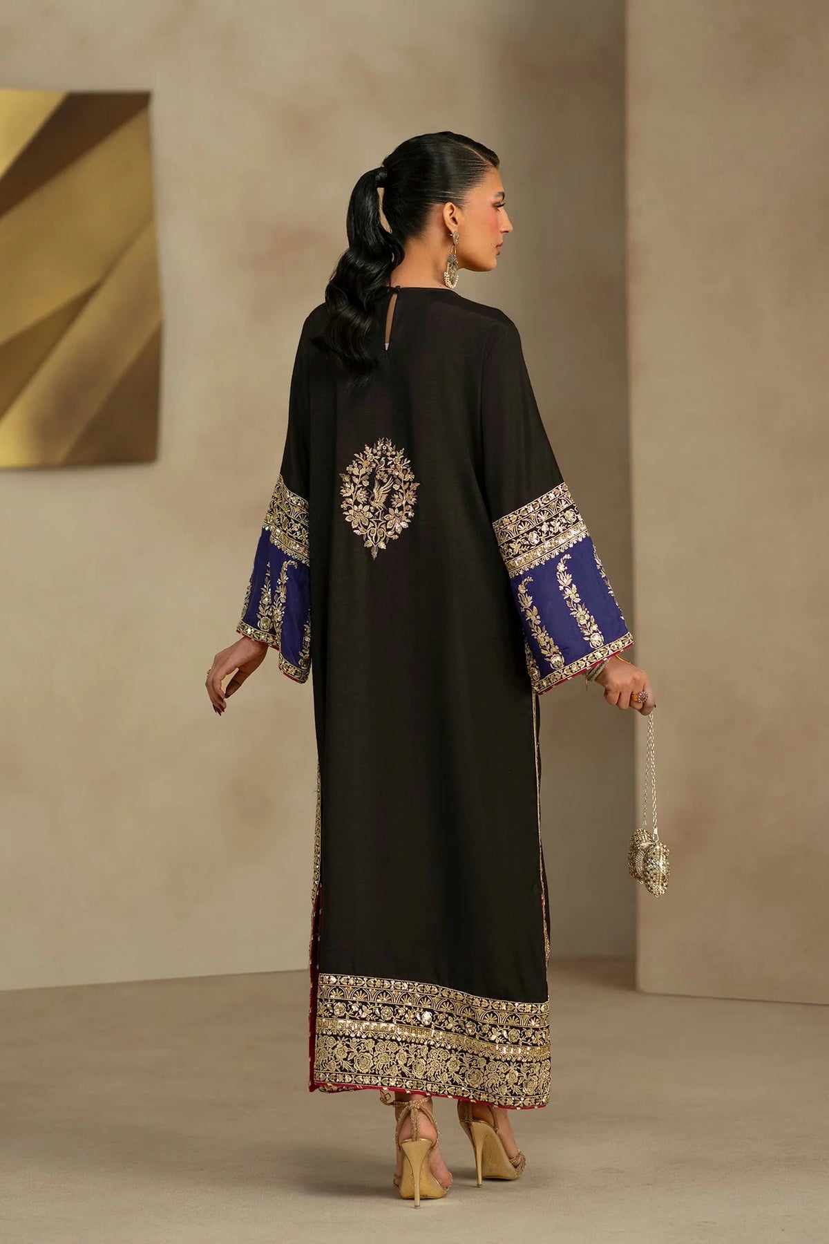Ethnc Women Boutique '26 - EMBROIDERED KAFTAN | E1251-104-901