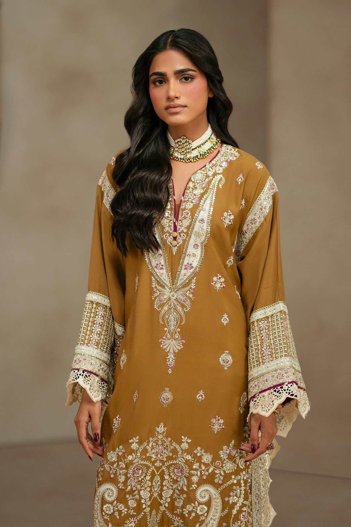Ethnc Women Boutique '26 - EMBROIDERED KAFTAN | E1275-104-114