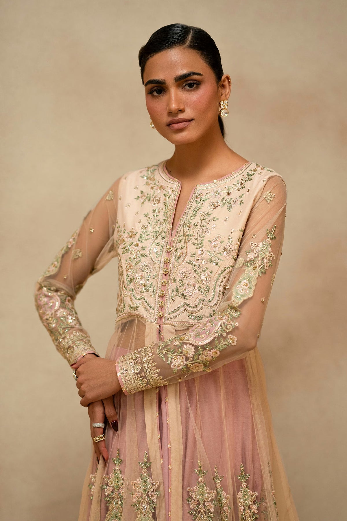 Ethnc Women Boutique '26 - EMBROIDERED SUIT | E1220/104/006
