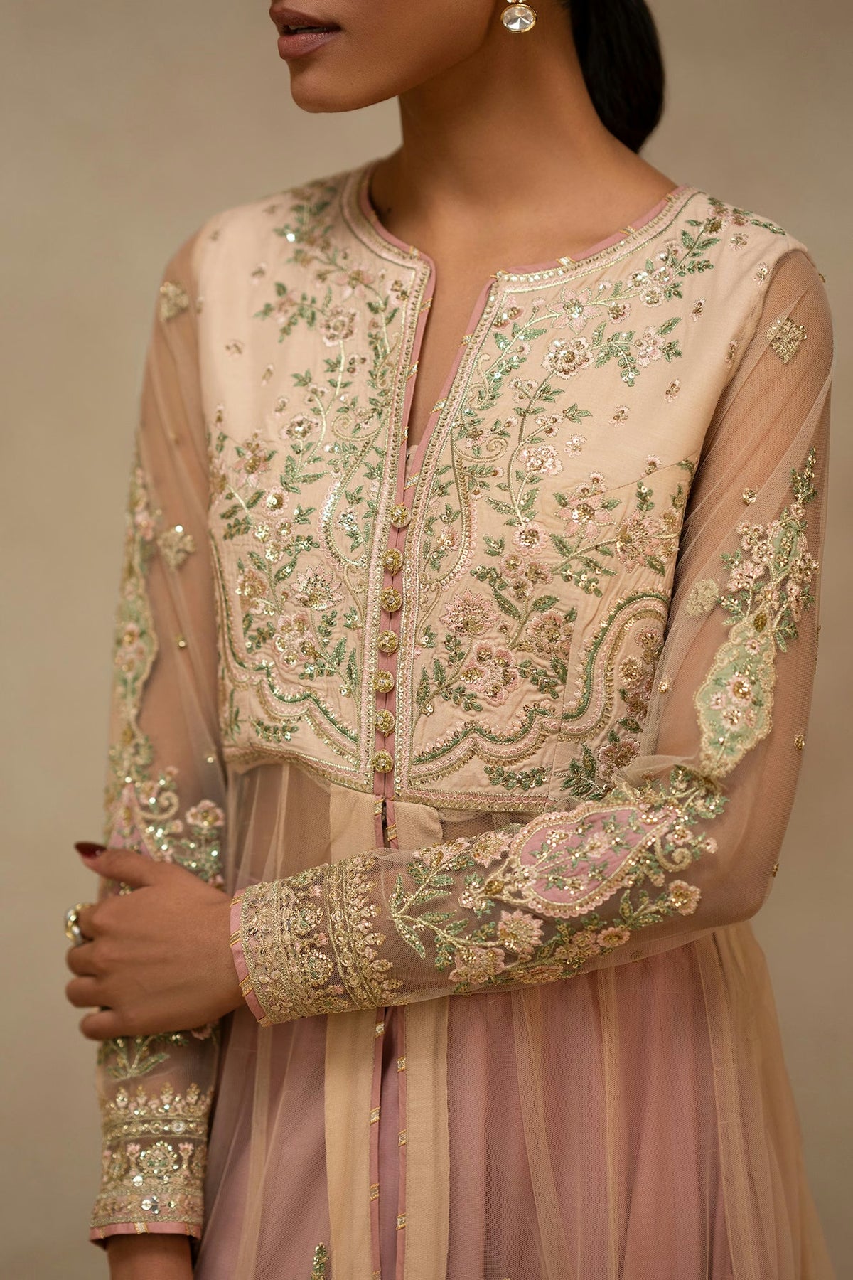 Ethnc Women Boutique '26 - EMBROIDERED SUIT | E1220/104/006