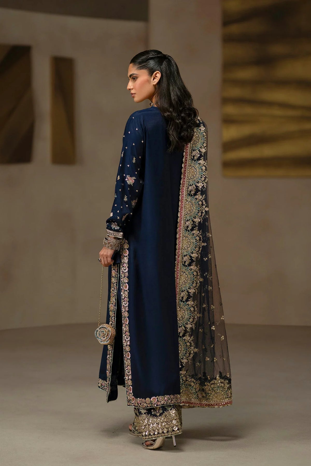 Ethnc Women Boutique '26 - EMBROIDERED SUIT | E1221/104/619