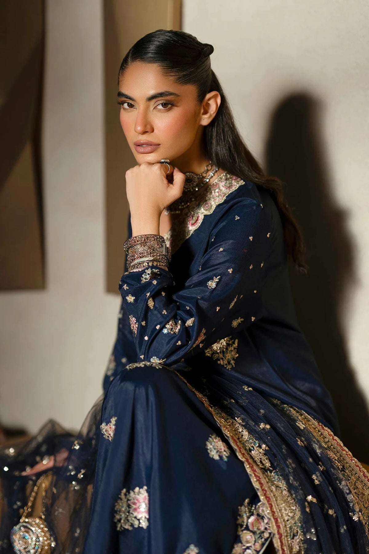 Ethnc Women Boutique '26 - EMBROIDERED SUIT | E1221/104/619