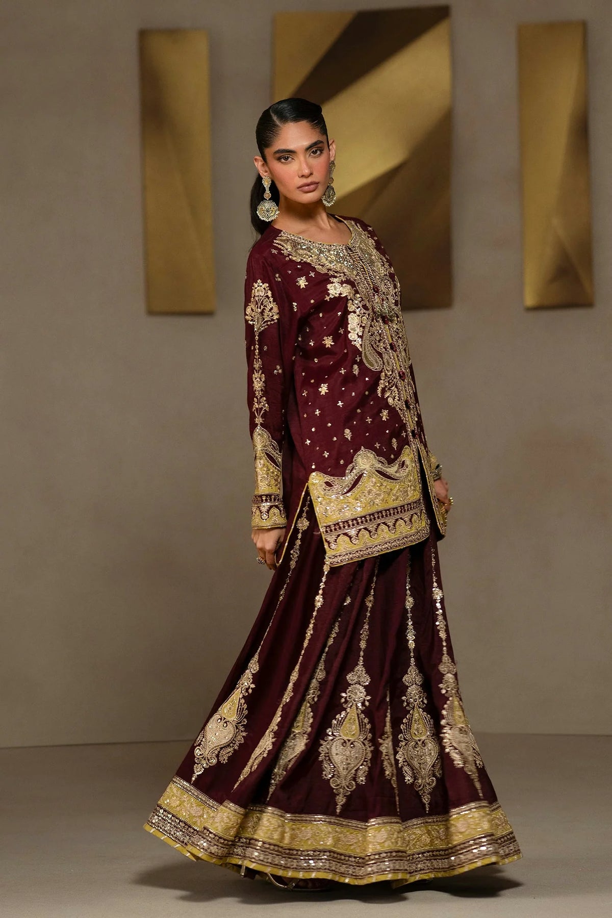Ethnc Women Boutique '26 - EMBROIDERED SUIT | E1222/104/402
